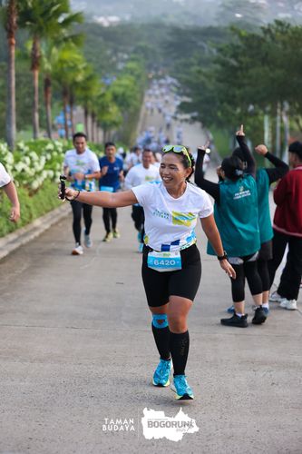 Race photo from Taman Budaya x BOGORUN 2025