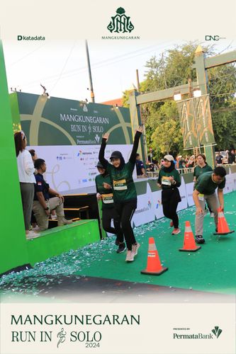Race photo from Mangkunegaran Run 2024