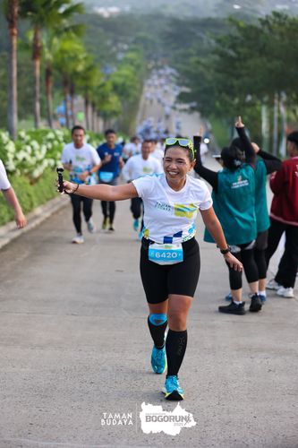 Race photo from Taman Budaya x BOGORUN 2025