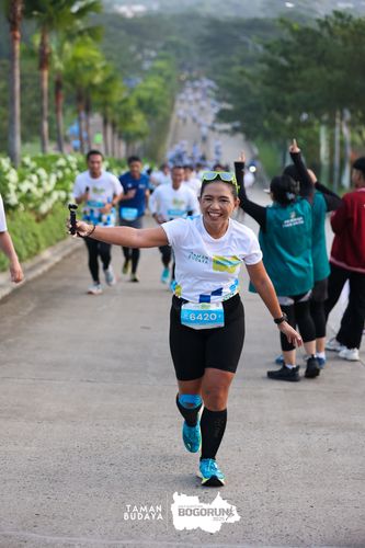 Race photo from Taman Budaya x BOGORUN 2025
