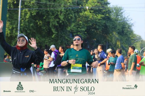 Race photo from Mangkunegaran Run 2024