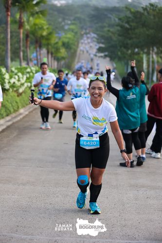 Race photo from Taman Budaya x BOGORUN 2025