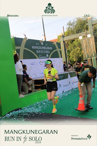 Race photo from Mangkunegaran Run 2024
