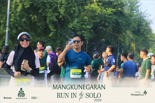 Race photo from Mangkunegaran Run 2024
