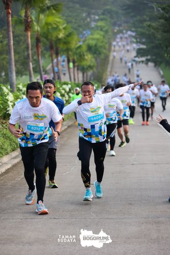 Race photo from Taman Budaya x BOGORUN 2025