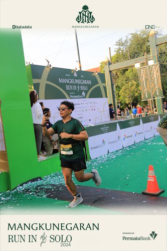 Race photo from Mangkunegaran Run 2024