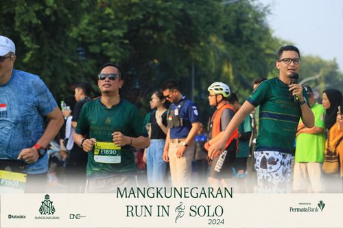 Race photo from Mangkunegaran Run 2024