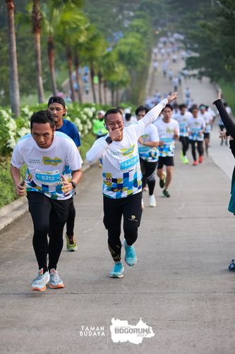 Race photo from Taman Budaya x BOGORUN 2025