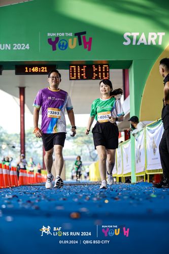 Race photo from BAF LIONS RUN 2024