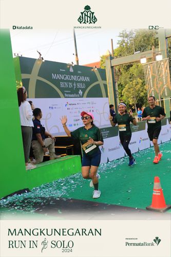 Race photo from Mangkunegaran Run 2024