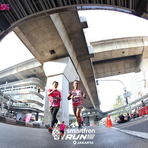 Race photo from SMARTFREN RUN 2026