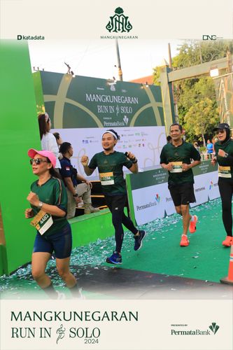 Race photo from Mangkunegaran Run 2024