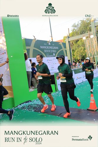 Race photo from Mangkunegaran Run 2024