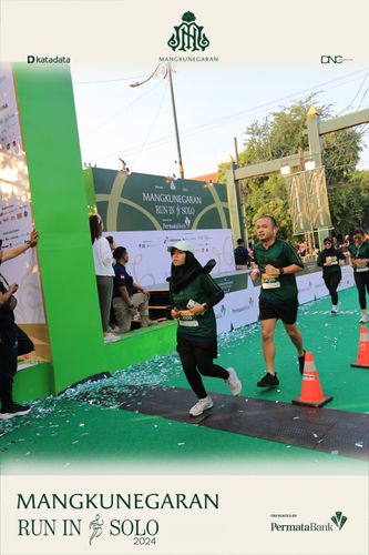 Race photo from Mangkunegaran Run 2024