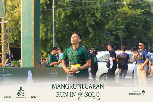 Race photo from Mangkunegaran Run 2024