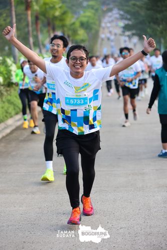 Race photo from Taman Budaya x BOGORUN 2025