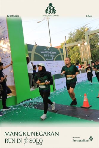 Race photo from Mangkunegaran Run 2024