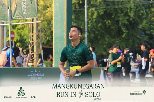 Race photo from Mangkunegaran Run 2024