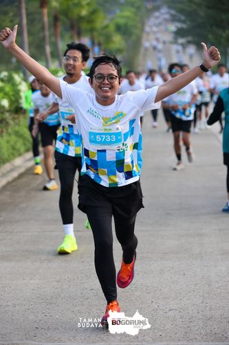 Race photo from Taman Budaya x BOGORUN 2025