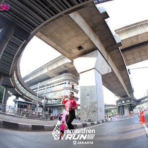Race photo from SMARTFREN RUN 2026