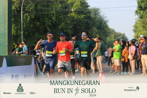 Race photo from Mangkunegaran Run 2024