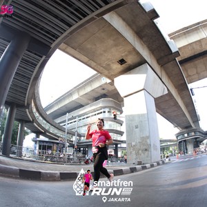 Race photo from SMARTFREN RUN 2026