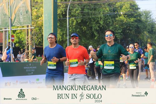Race photo from Mangkunegaran Run 2024