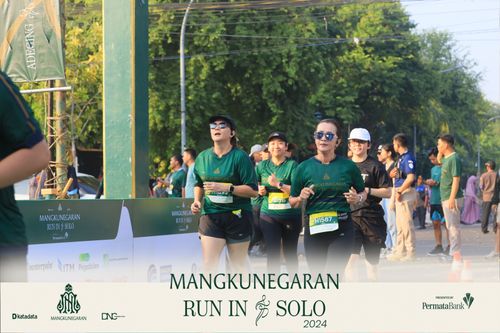 Race photo from Mangkunegaran Run 2024