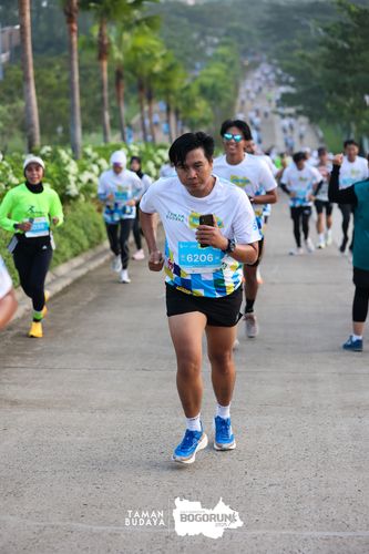 Race photo from Taman Budaya x BOGORUN 2025