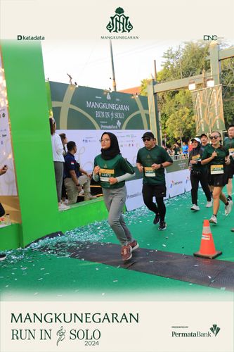 Race photo from Mangkunegaran Run 2024