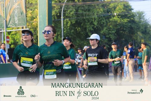 Race photo from Mangkunegaran Run 2024