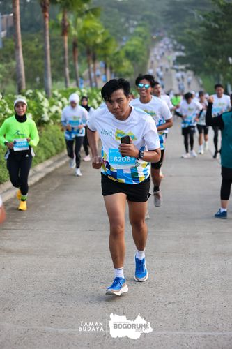 Race photo from Taman Budaya x BOGORUN 2025