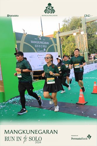 Race photo from Mangkunegaran Run 2024