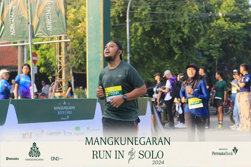 Race photo from Mangkunegaran Run 2024