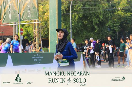 Race photo from Mangkunegaran Run 2024