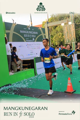 Race photo from Mangkunegaran Run 2024