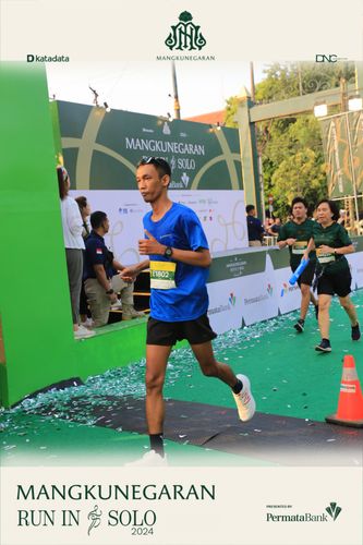 Race photo from Mangkunegaran Run 2024