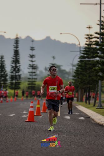 Race photo from CISANGKAN KBP CITY RUN 2025