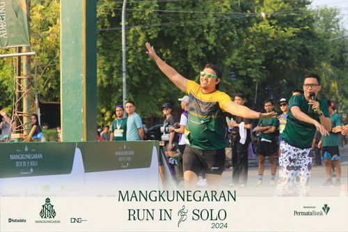 Race photo from Mangkunegaran Run 2024
