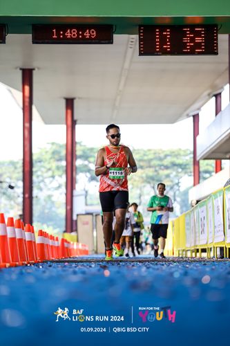 Race photo from BAF LIONS RUN 2024