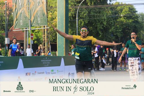 Race photo from Mangkunegaran Run 2024