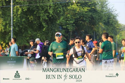 Race photo from Mangkunegaran Run 2024