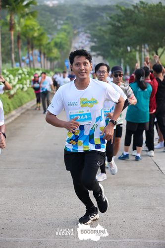 Race photo from Taman Budaya x BOGORUN 2025