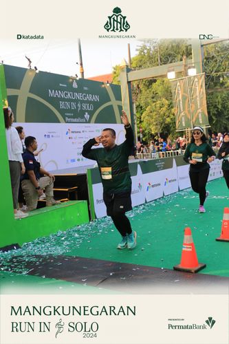 Race photo from Mangkunegaran Run 2024