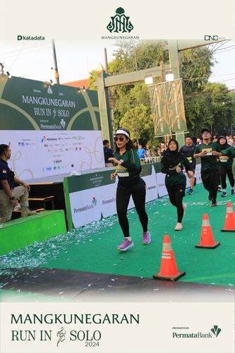 Race photo from Mangkunegaran Run 2024