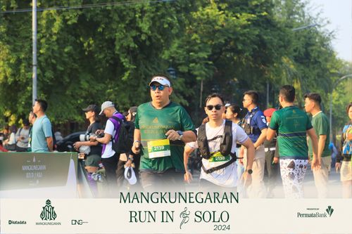 Race photo from Mangkunegaran Run 2024