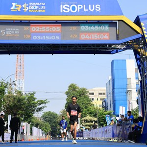 Race photo from SURABAYA ISOPLUS MARATHON 2026