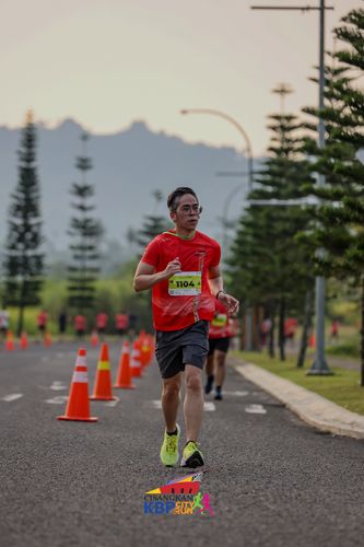 Race photo from CISANGKAN KBP CITY RUN 2025