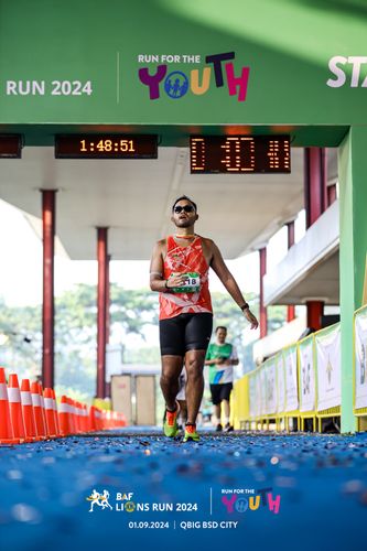 Race photo from BAF LIONS RUN 2024