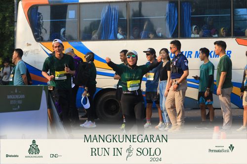 Race photo from Mangkunegaran Run 2024